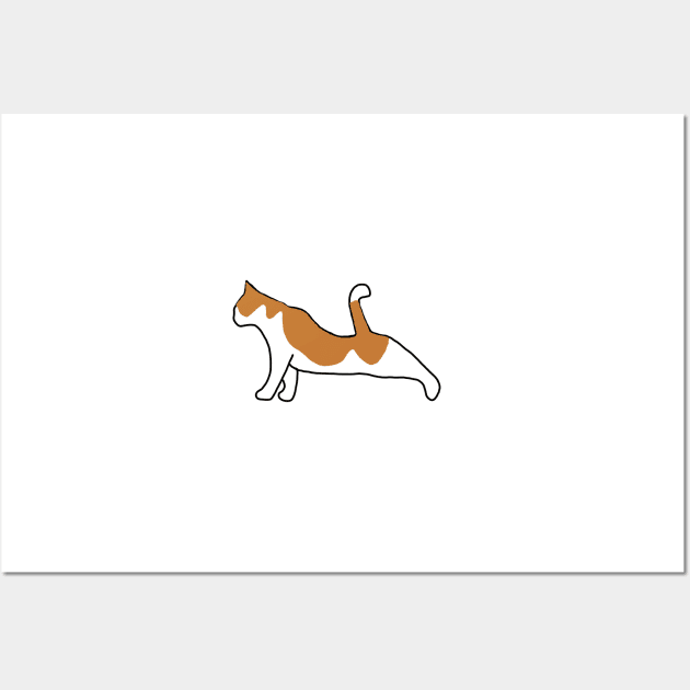 White and red cat Wall Art by Noamdelf06